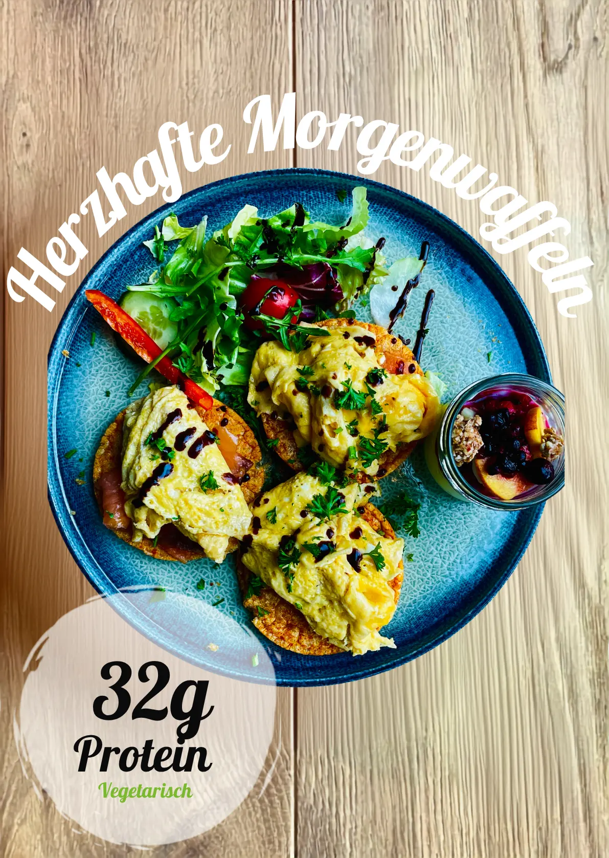 Herzhafte Morgenwaffeln